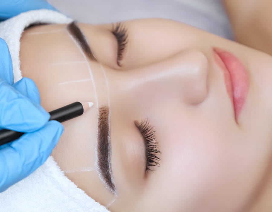 Microblading - Shading sourcils symétrique