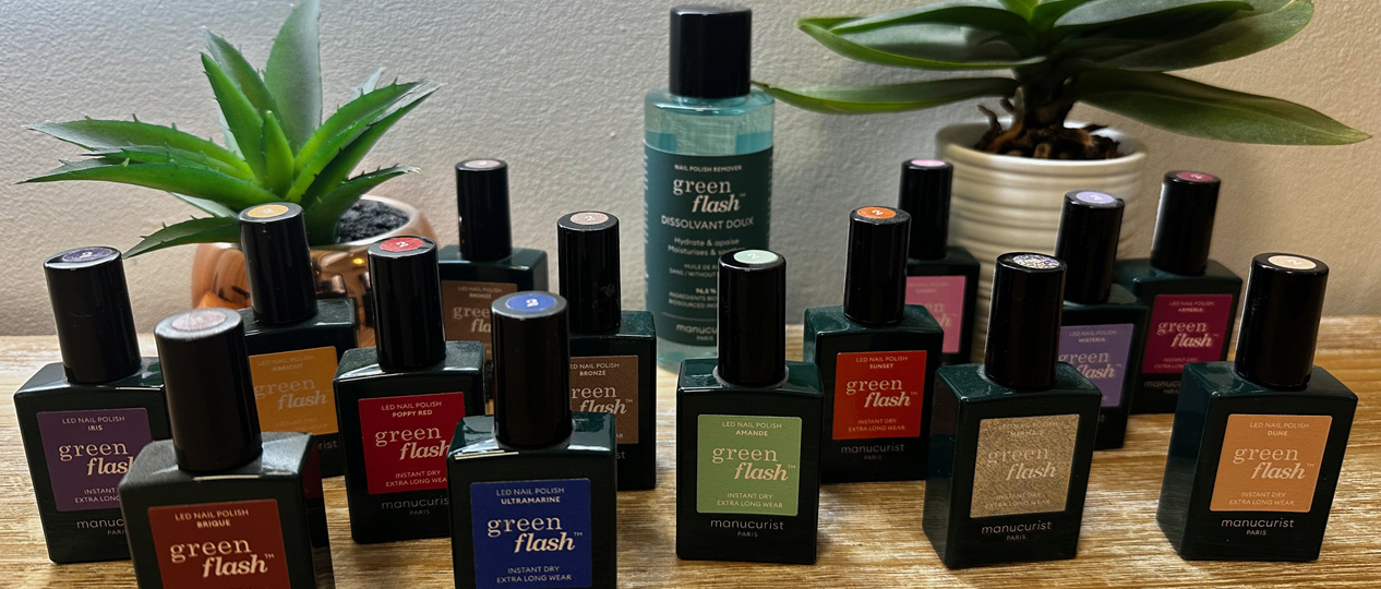 Manucurist vernis semi-permanent BIO Green Flash